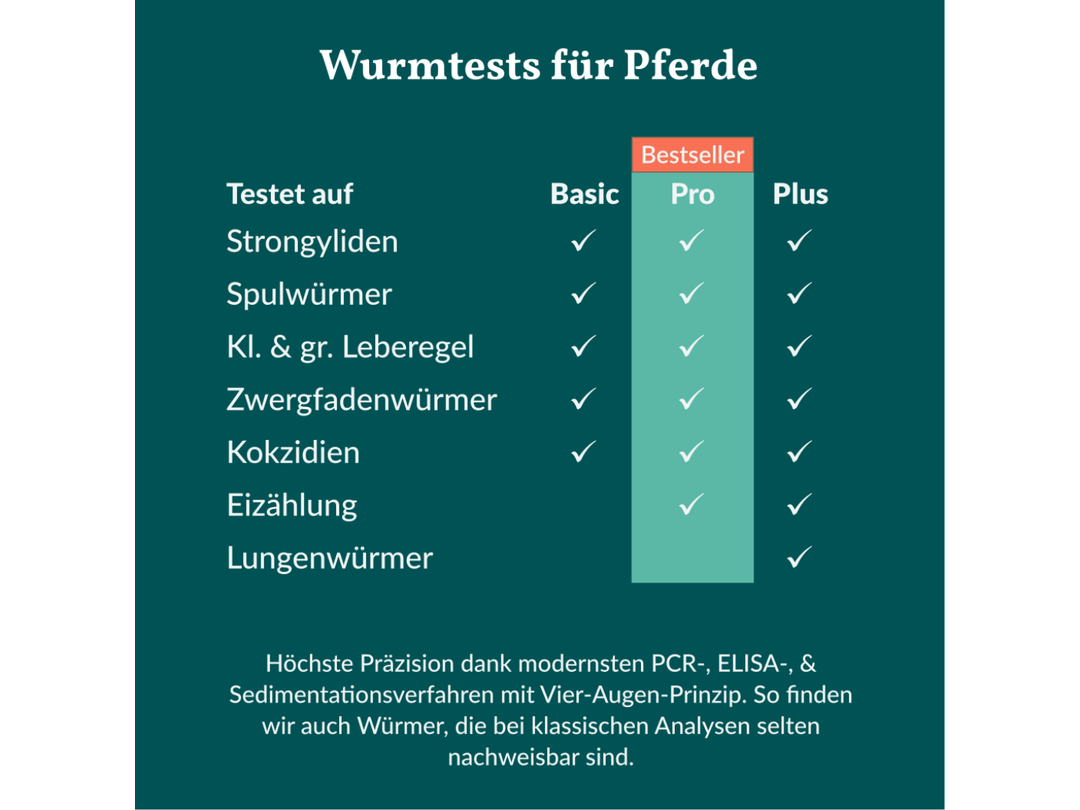 Vetevo worm test horse Pro