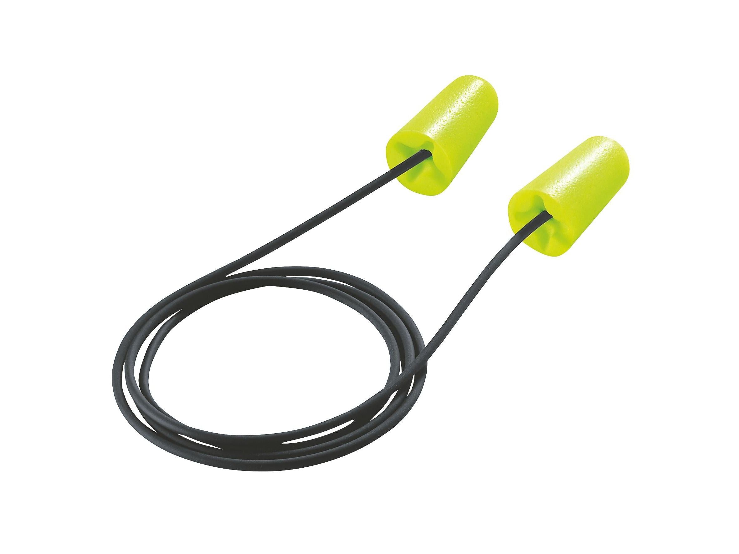 Im Set enthalten: uvex x-fit Gehörschutzstöpsel mit Kordel - 100 Paar