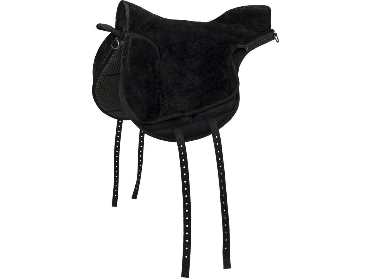 QHP Bareback Pad Kunstfellsattel Super Soft