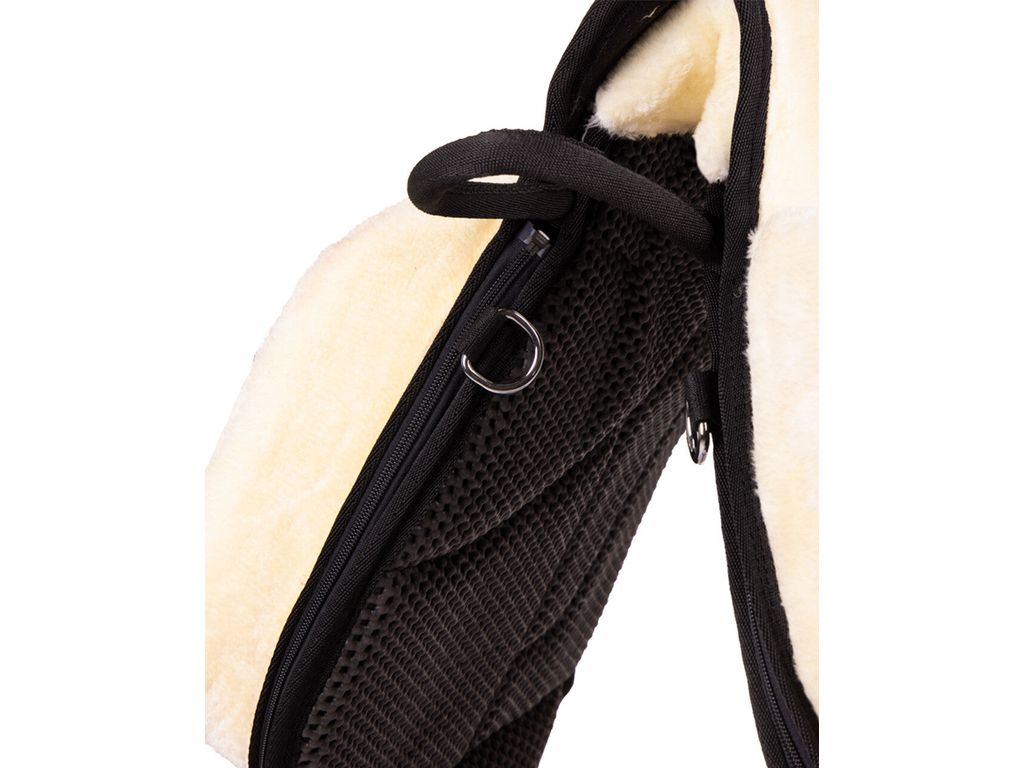 QHP Bareback Pad Kunstfellsattel Super Soft