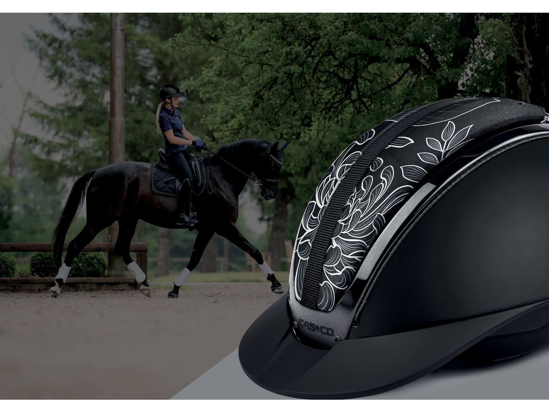 Casque d'équitation Casco Champ-3 Island