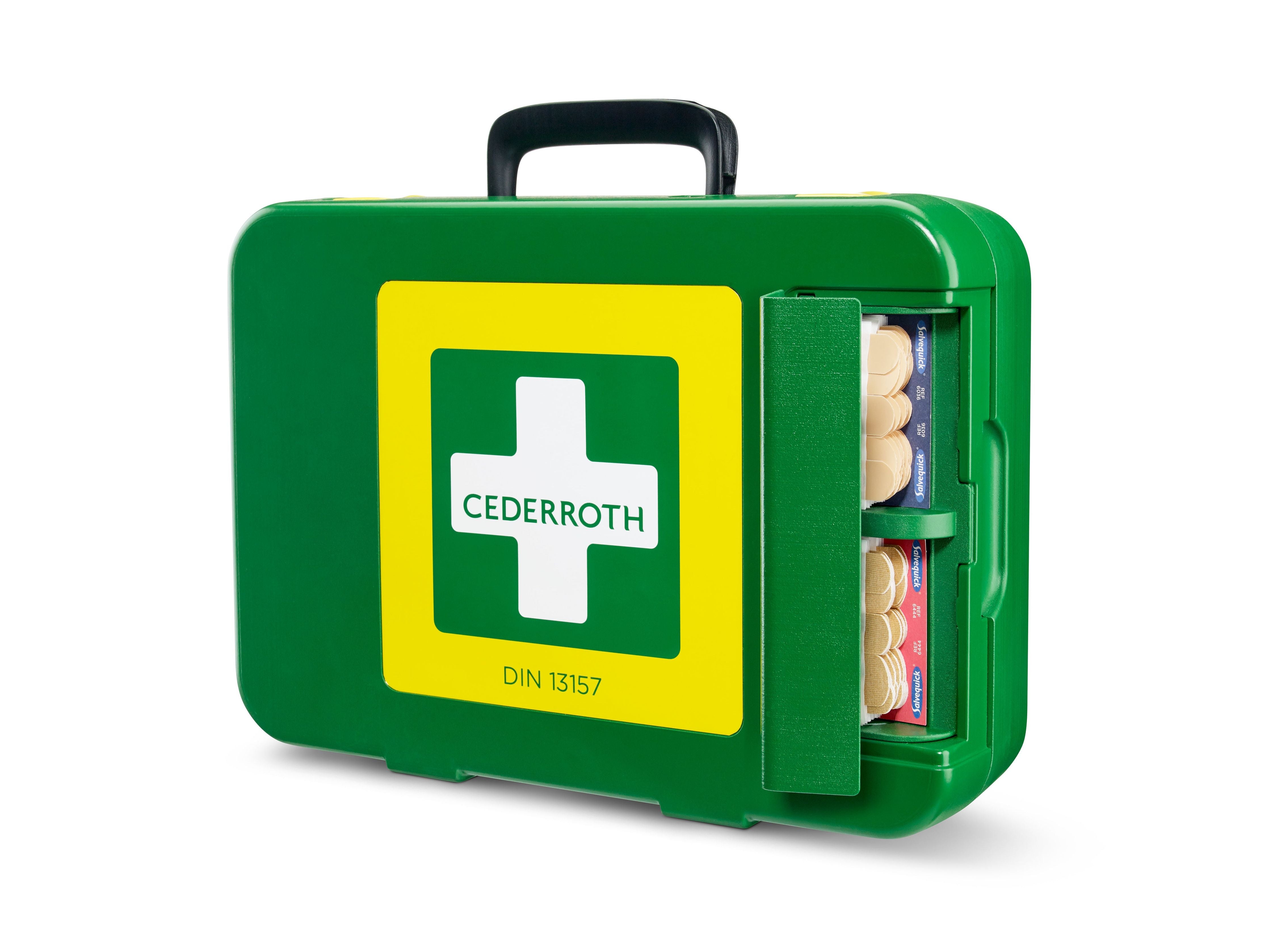 Cederroth strapazierfähiger Erste Hilfe Koffer, gemäß DIN 13157