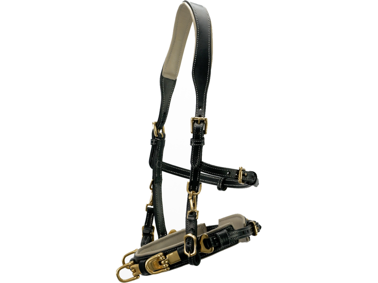 Hochwertiger, weich gepolsterter Kappzaum Pro Choice für Islandpferde von Hilbar