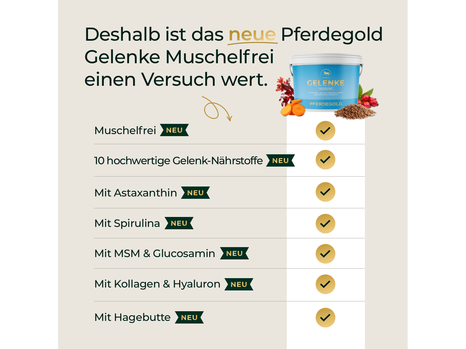 Gelenke Muschelfrei 2.0