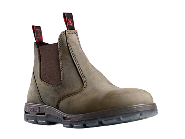 Redback Ironbark BUBIB Chelsea Boot, Außenansicht, Iron Bark Leder