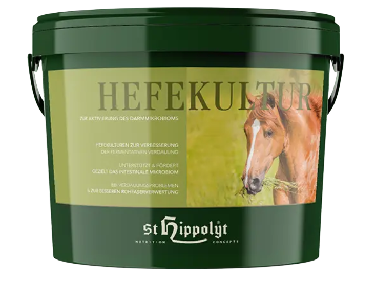 St. Hippolyt Hefekultur Ergänzungsfuttermittel für Pferde – zur Aktivierung der Darmflora