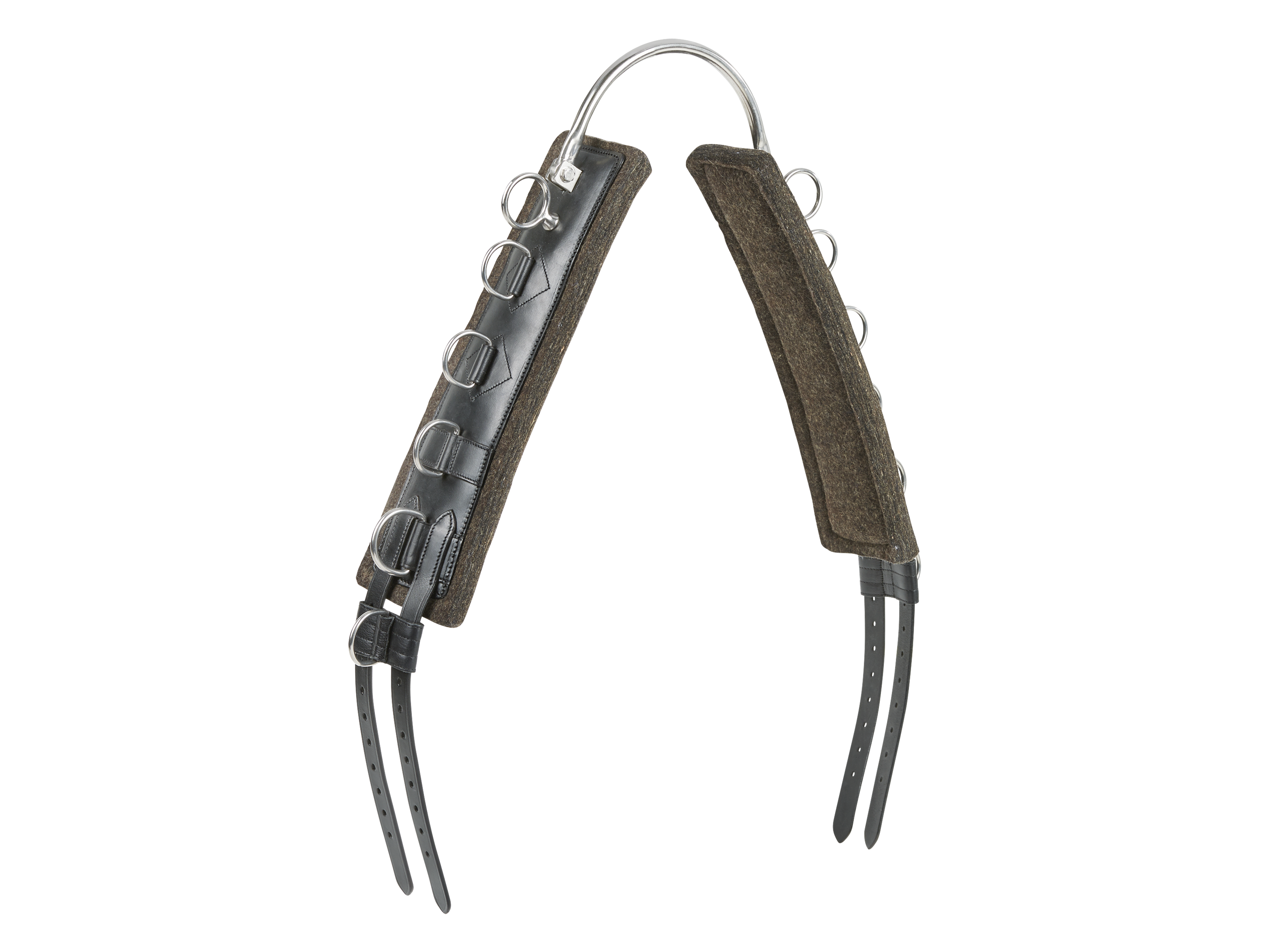 Gezielt und flexibel einsetzbarer Longiergurt FLEX FIT für Pferde von Busse, mit sich individuell im Winkel anpassenden Seitenteilen, für mehr Widerrist- und Trapezmuskelfreiheit, ermöglicht Boden- und Longierarbeit, in unterschiedlichsten Anwendungs- und Anforderungsbereichen