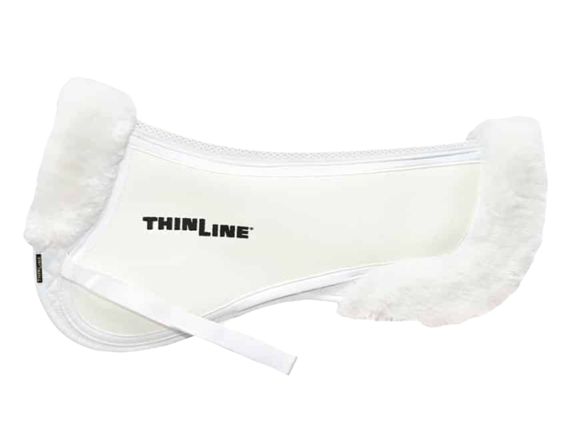 ThinLine Trifecta Sattelpad mit Fellkranz vorne & hinten