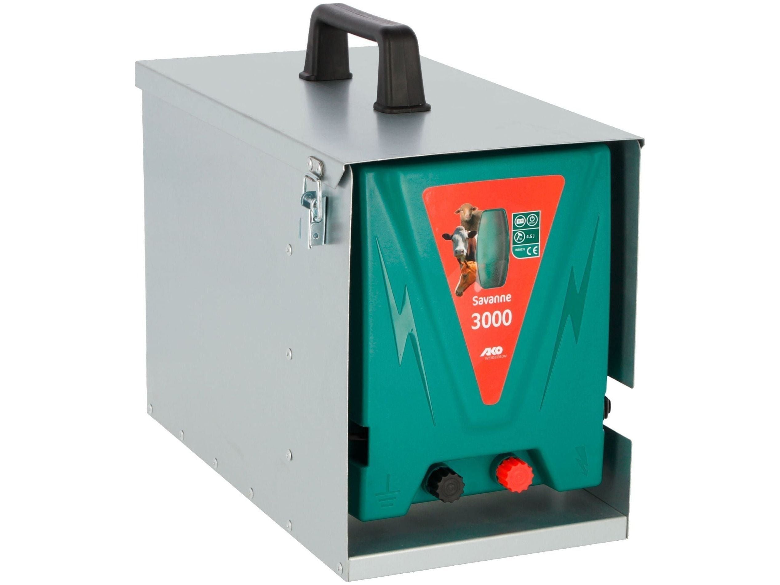 Kit de démarrage pour clôture électrique AKO Savanne 3000