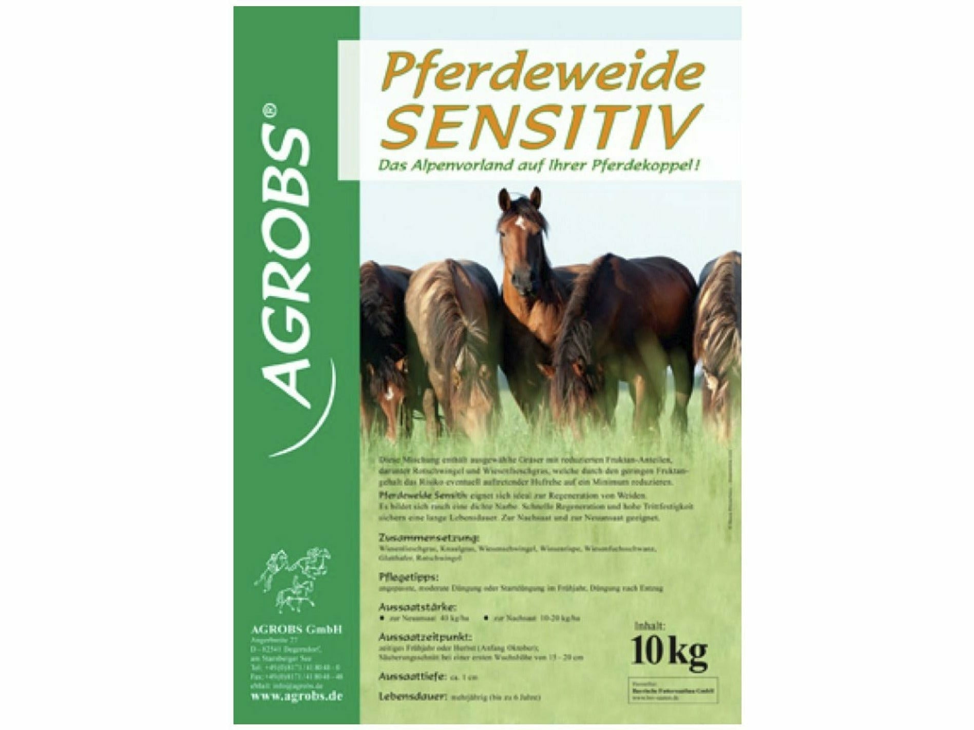 Saatgut - Agrobs Pferdeweide Sensitiv 10 kg