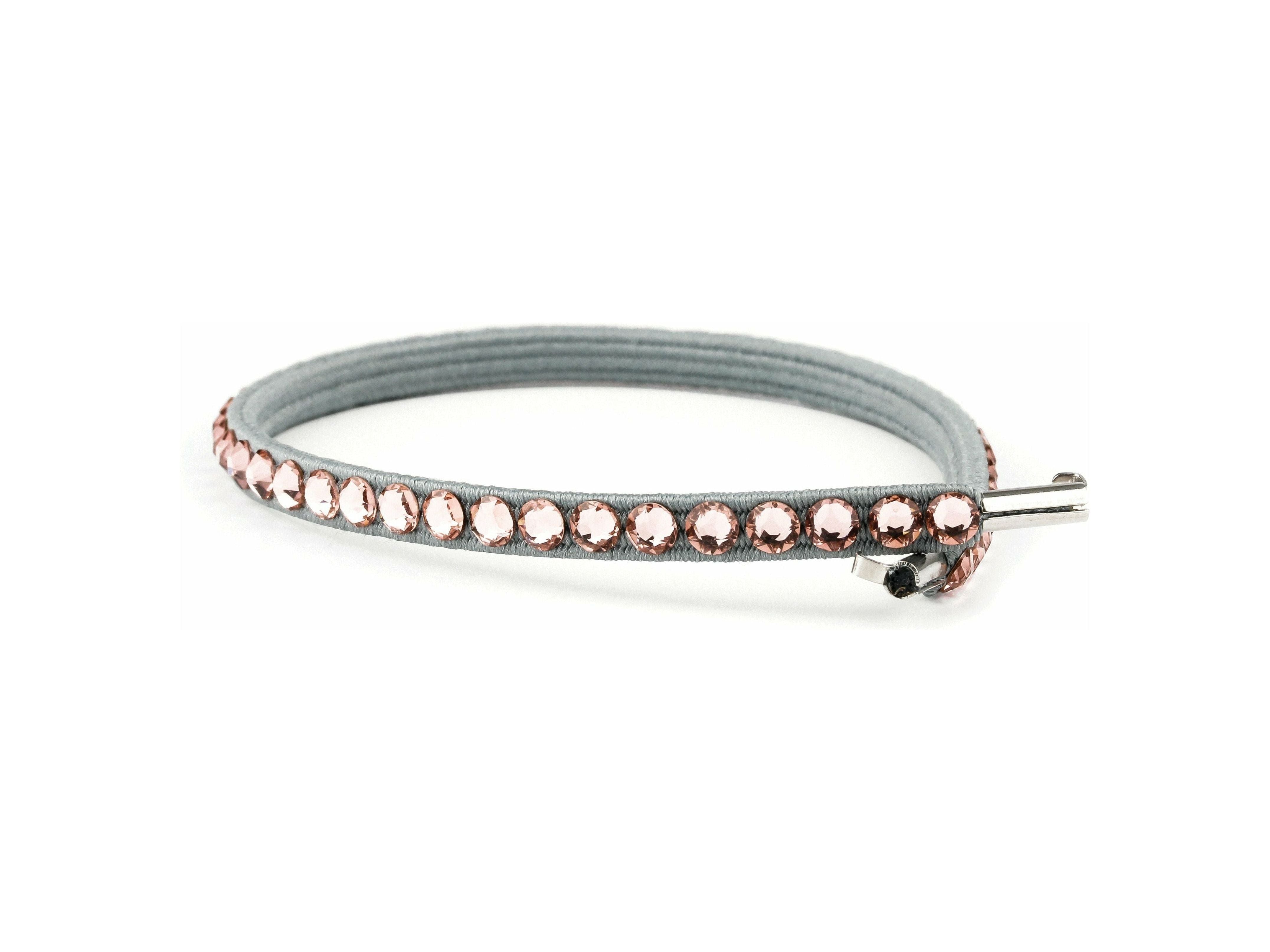 Casque rayures en cristal Swarovski