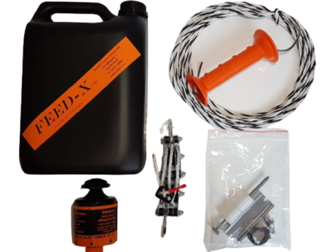 Der automatische Weidezaunöffner von Feed-X ist ein Must-have für alle, die ihre Pferde auf Weide, Paddock oder Offenstall stehen haben und für eine bestmögliche Pferdefütterung sorgen wollen – ohne ihren gesamten Tagesablauf den perfekten Futterzeiten anpassen zu müssen! Durch einen regulierten Futterzugang kann eine Vielzahl von typischen Pferdekrankheiten vermieden werden – spare Dir unnötige Tierarztkosten, indem Du täglich eine möglichst artgerechte Nährstoffaufnahme gewährleistest.