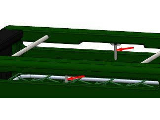 Kit de verrouillage pour grille à foin pour râtelier HayBox
