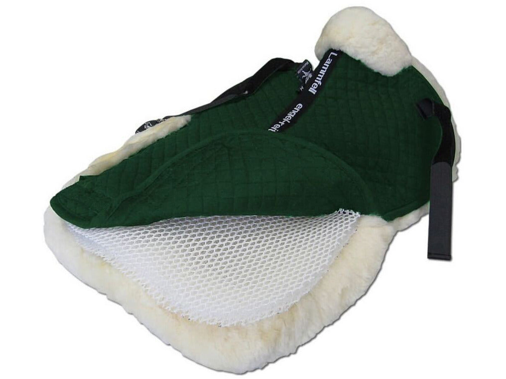 Angel - Tapis de selle compensé en peau d'agneau