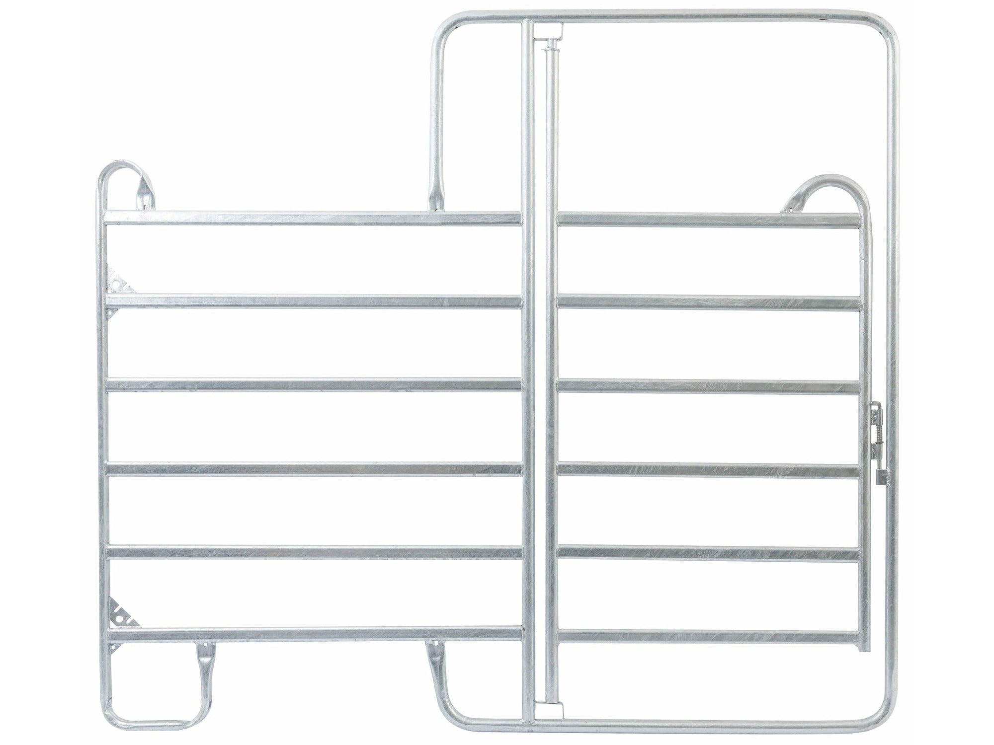 Das Weidepanel mit Tor ermöglicht den Einbau eines Durchgangs in die Einzäunung aus Weidepanel beispielsweise zu Deiner mobilen Pferdebox oder zum Longierplatz Torbreite 1 m Verschlussriegel zum Öffnen und Schließen der Einzäunung