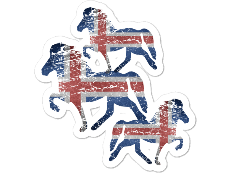 Icelandic Horse Islandpferde Aufkleber