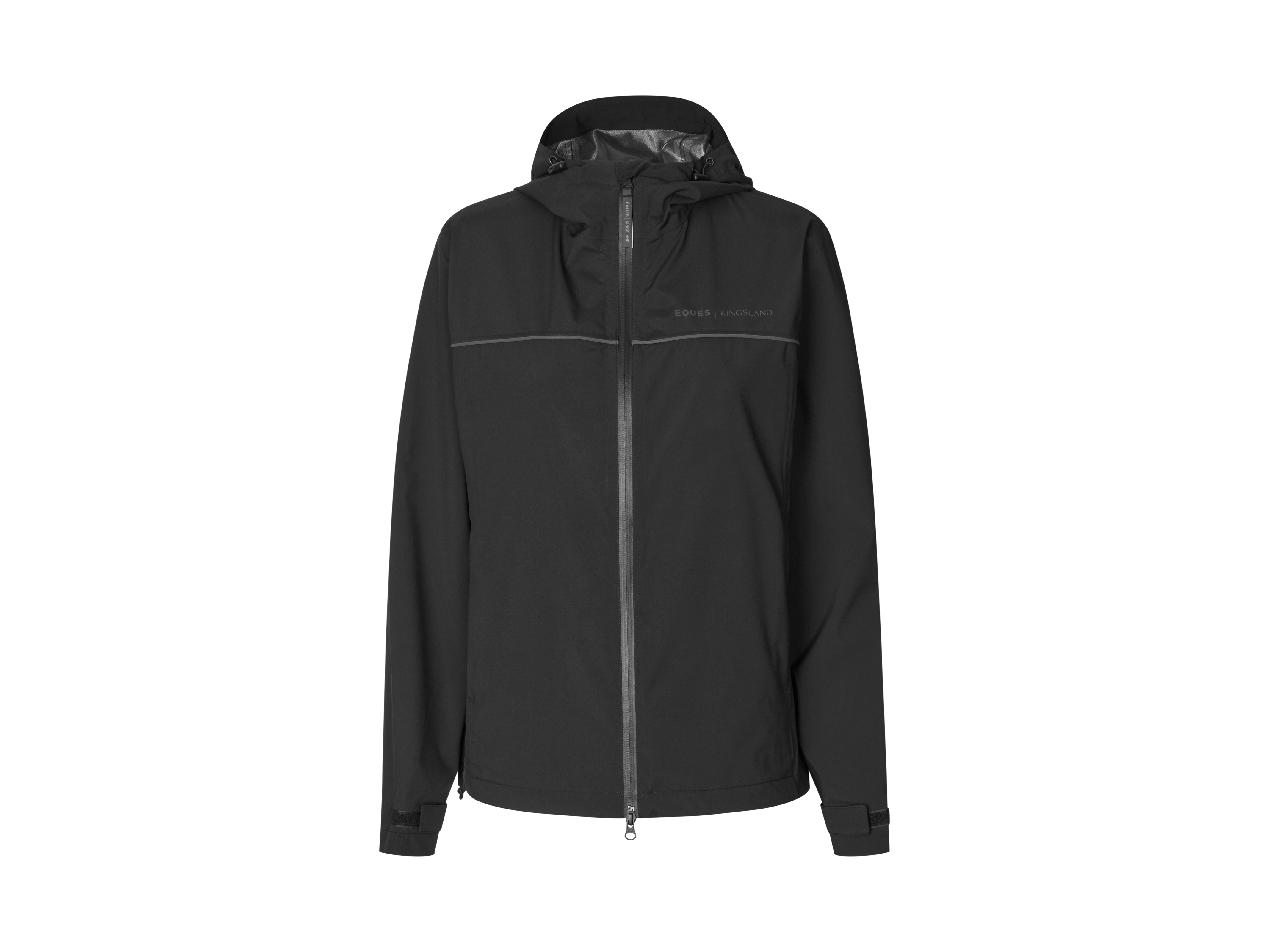 Die wasserdichte Regenjacke EQUES KINGSLAND Storm Unisex ist eine unverzichtbare Ergänzung Deiner Garderobe und perfekt für Reitsportfans, die sich nicht vom Wetter ihre Pläne bestimmen lassen