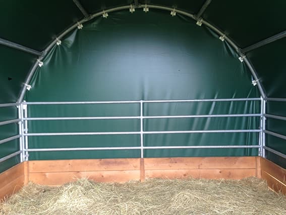 COVER ALL Giebelwand 4 m, Ausführung aus PVC