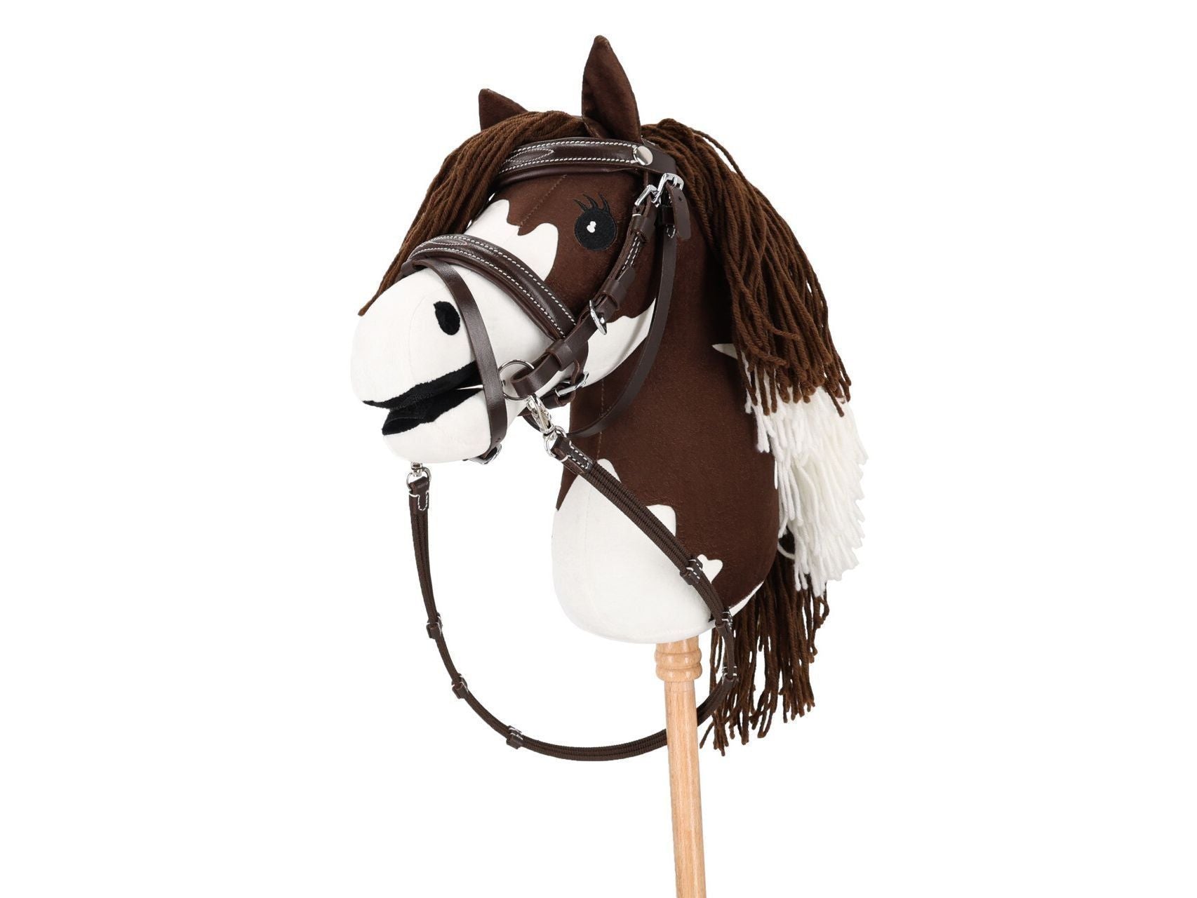 Entdecke die Welt des Hobby Horsings – mit dieser Trense im klassischen Look verleihst Du Deinem QHP Steckenpferd Hobby Horse eine stilvolle Ausstrahlung