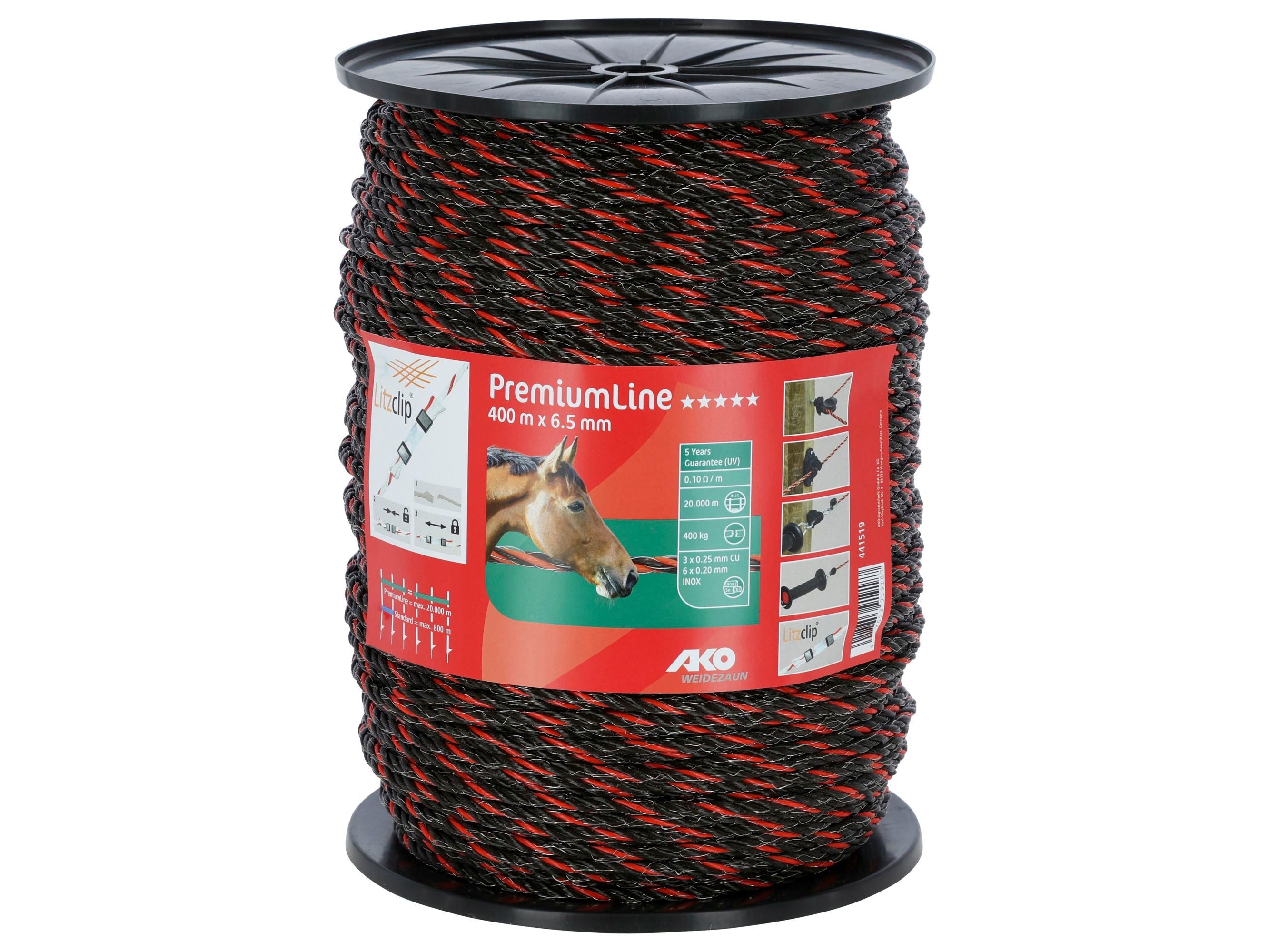 AKO Premium Line electric fence rope