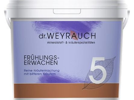 Dr. Weyrauch Frühlingserwachen Nr. 5 – Ausgesuchte bittere Kräuter zur Unterstützung der Leberfunktion in einer Basis von Artischocken und Mariendistel – Bitterstoffe für ein vitales Pferd