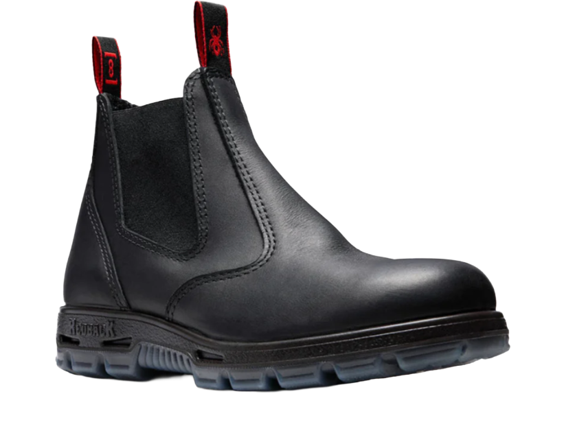 Redback Bobcat USBBK Chelsea Boot Schwarz Stahlkappe, Außenansicht