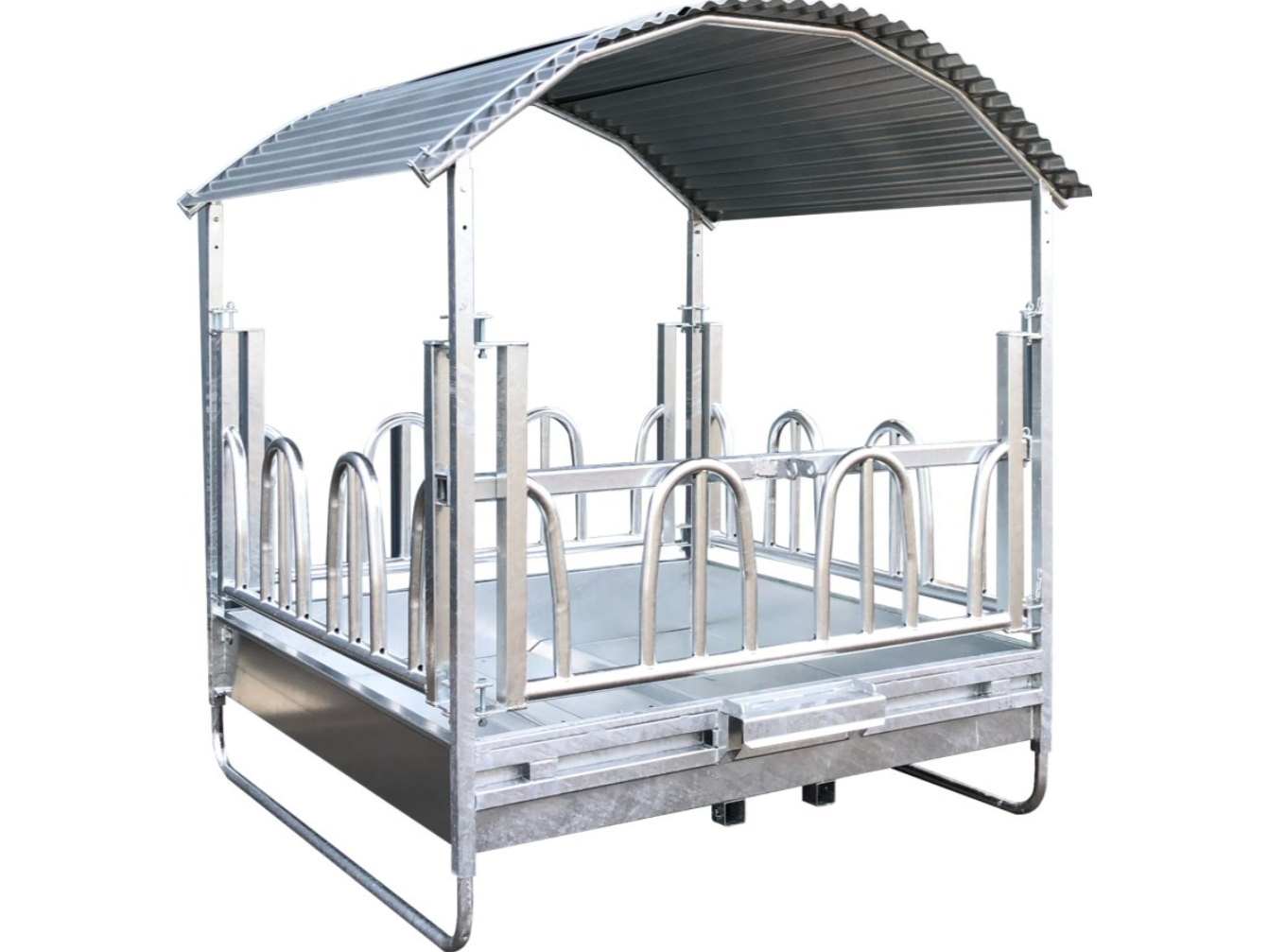 KERBL square rack with palisade feeding grid | Icelandic horse