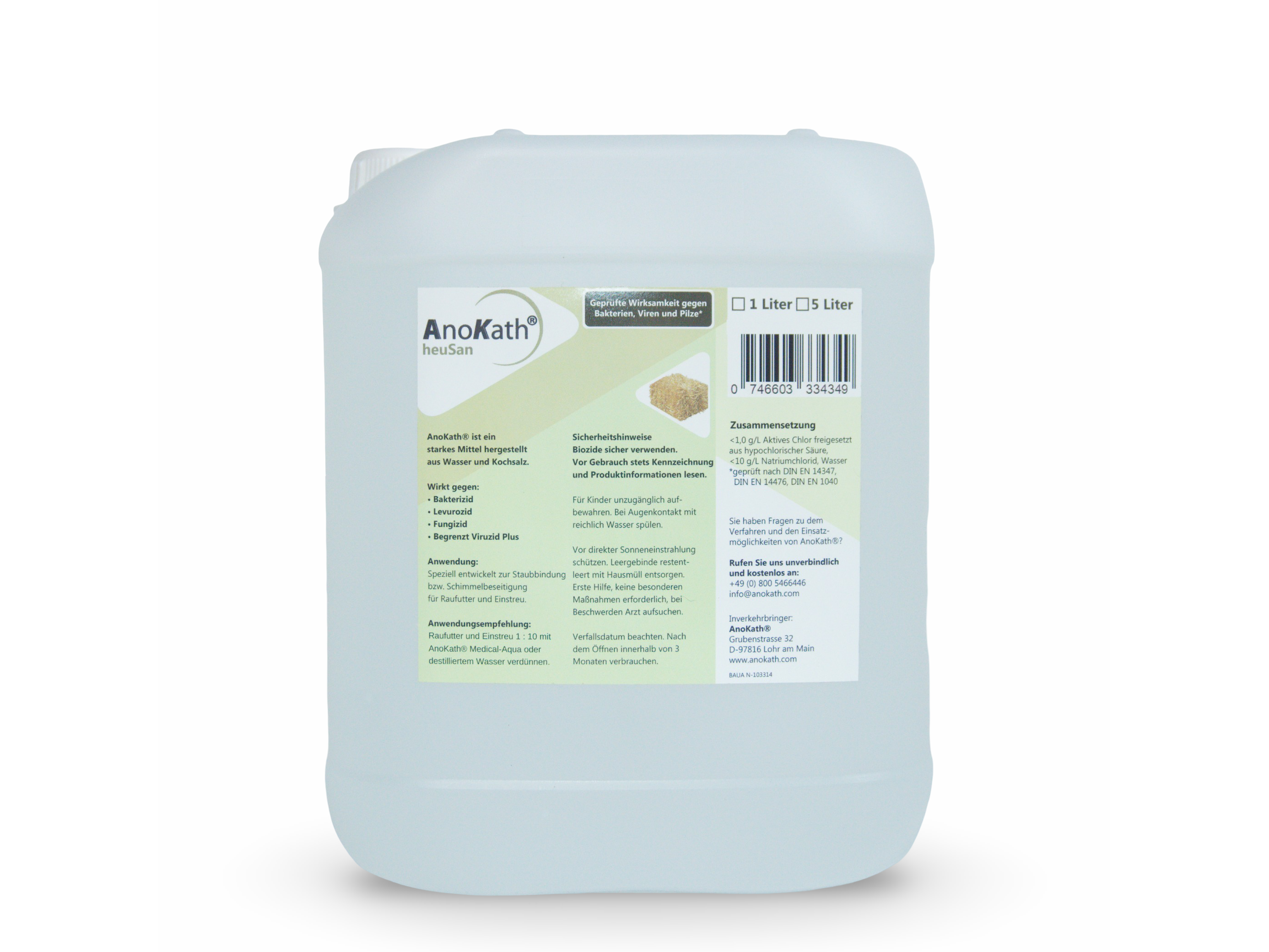 AnoKath® heuSan – Konzentrat zur Heuhygiene & Heu-Desinfektion im Stallalltag