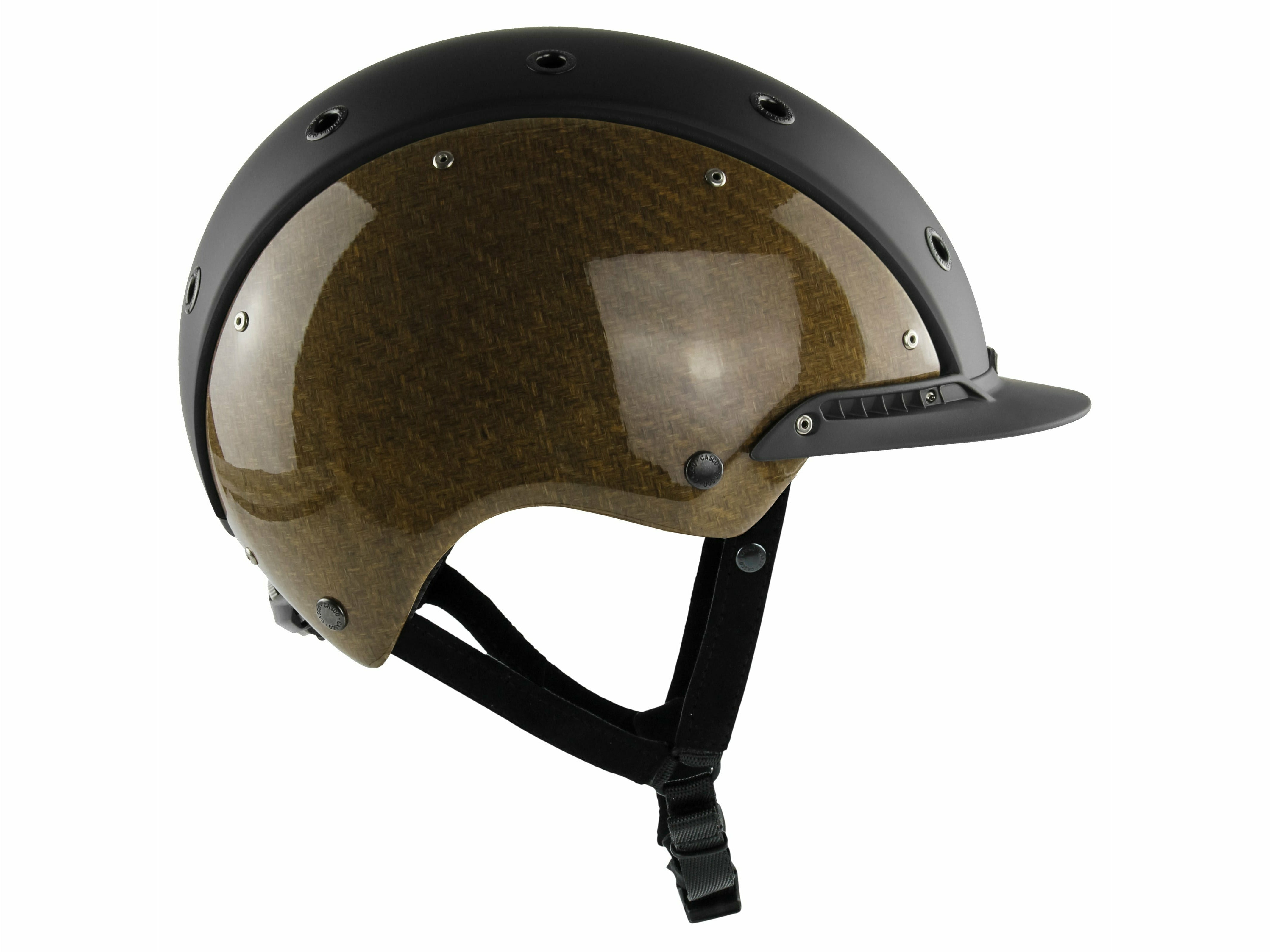 Natürlich nachwachsende Flachsfasern, schön sichtbar in den Composite-Außenschalen verarbeitet, geben diesem Helm seine besondere Ausstrahlung.