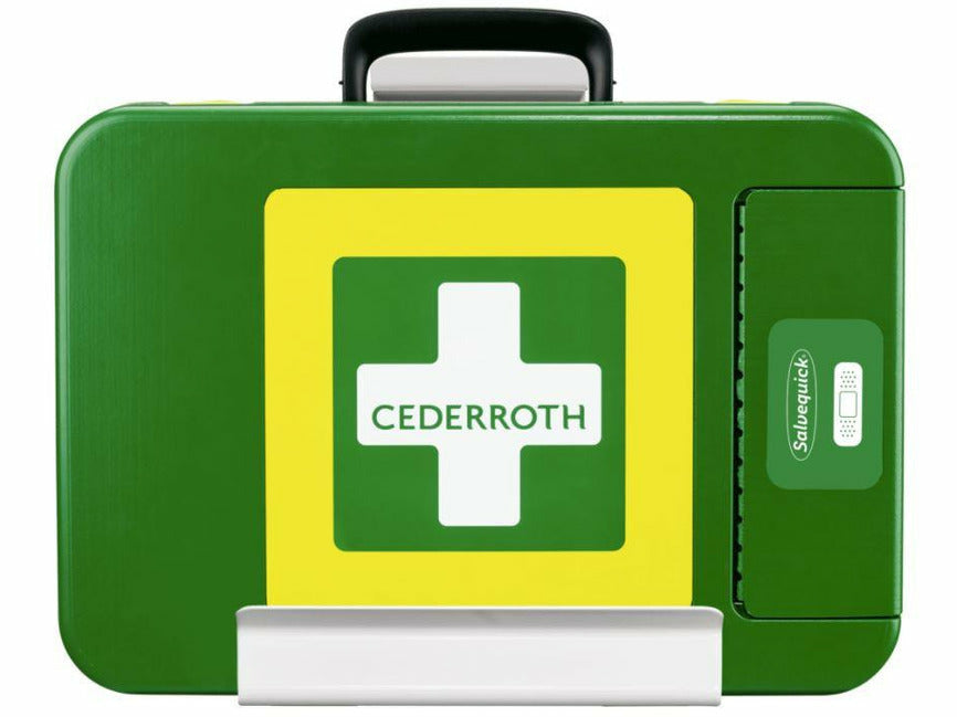 Cederroth Wandhalterung für strapazierfähigen Erste Hilfe Koffer, gemäß DIN 13157