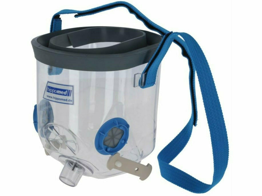 Hippomed Inhalationsmaske für Pferde inkl. Zubehör für  Air One Flex Akku-Ultraschall-Inhalator oder Air One Ultraschall-Inhalator
