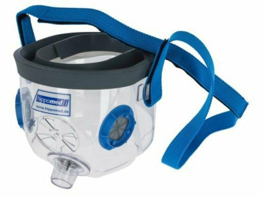 Hippomed Air One inhalation mask for horses including accessories