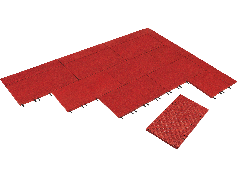 Die KOMFORTEX® Elastikplatte ist der ideale Bodenbelag für alle Gassen, Offen- und Freilaufställe – ebenso geeignet für Paddocks und Waschplätze