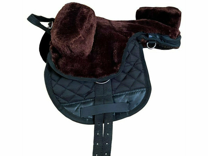 Faux fur saddle for children