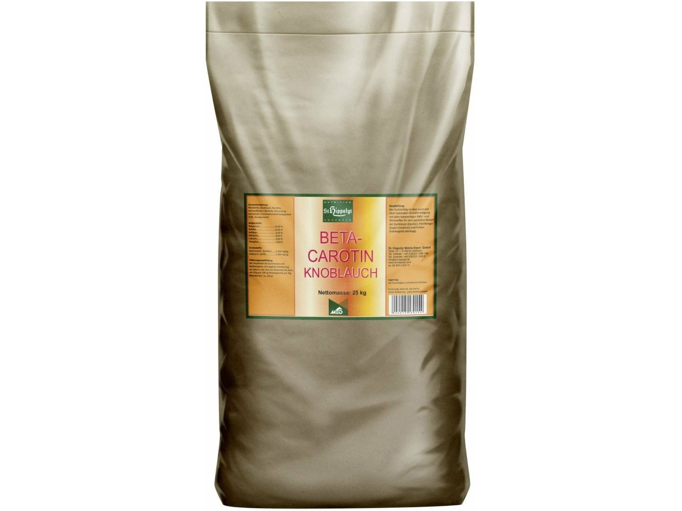 Futter - St. Hippolyt Beta-Carotin Knoblauch 25 kg