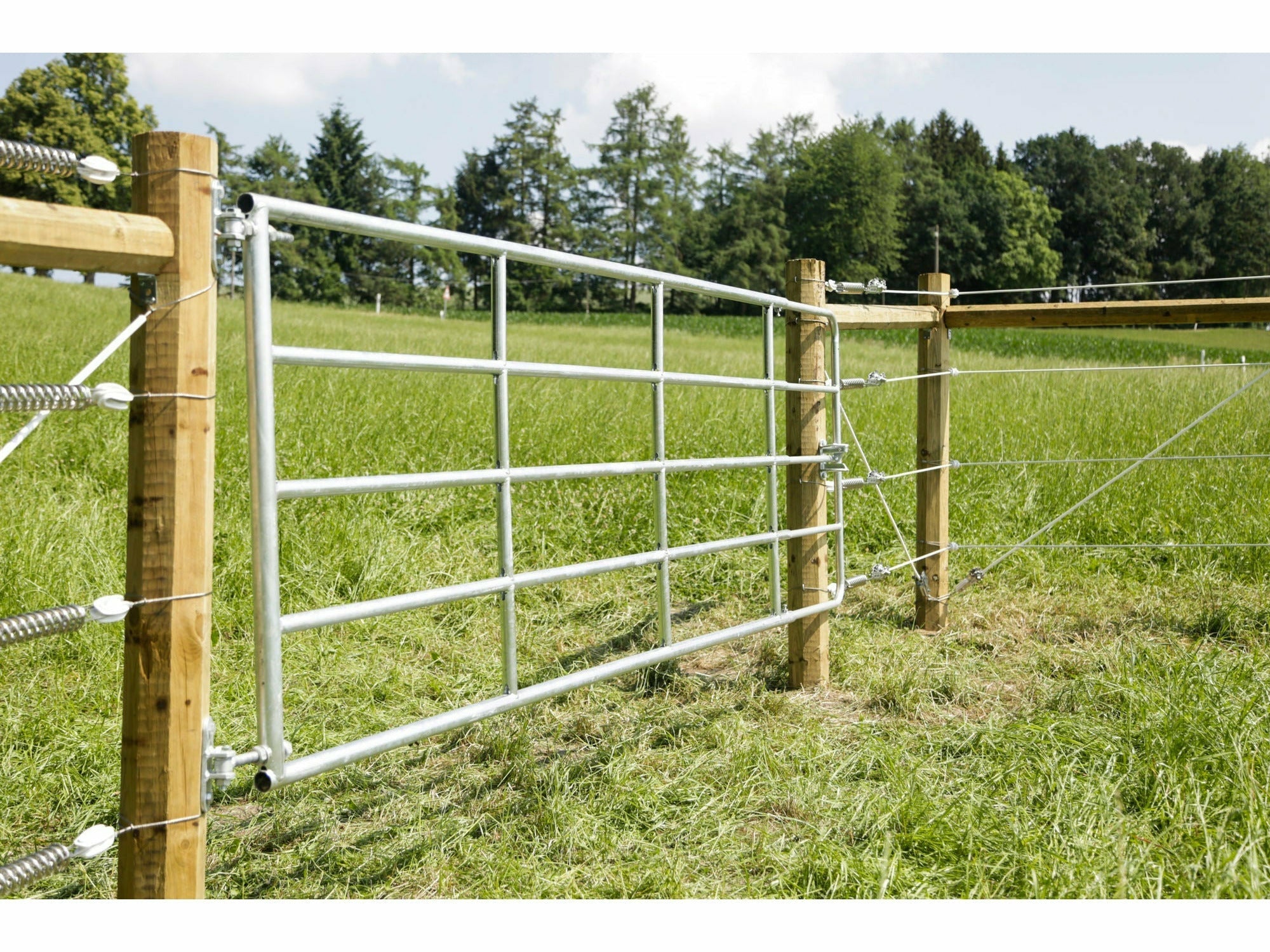 KERBL pasture gate adjustable