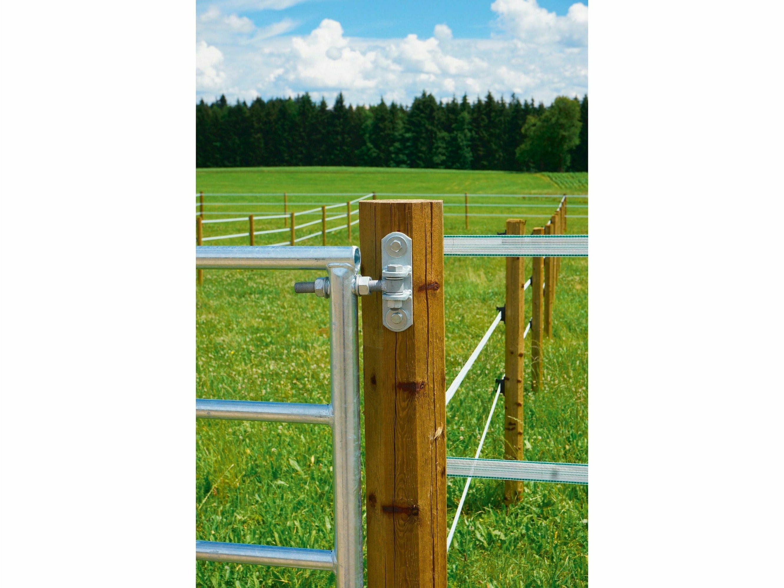 KERBL pasture gate adjustable