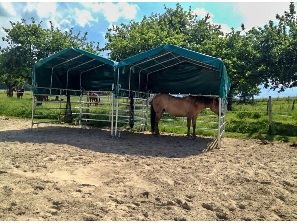 Tente de pâturage pour chevaux islandais standard 3 mx 3 m