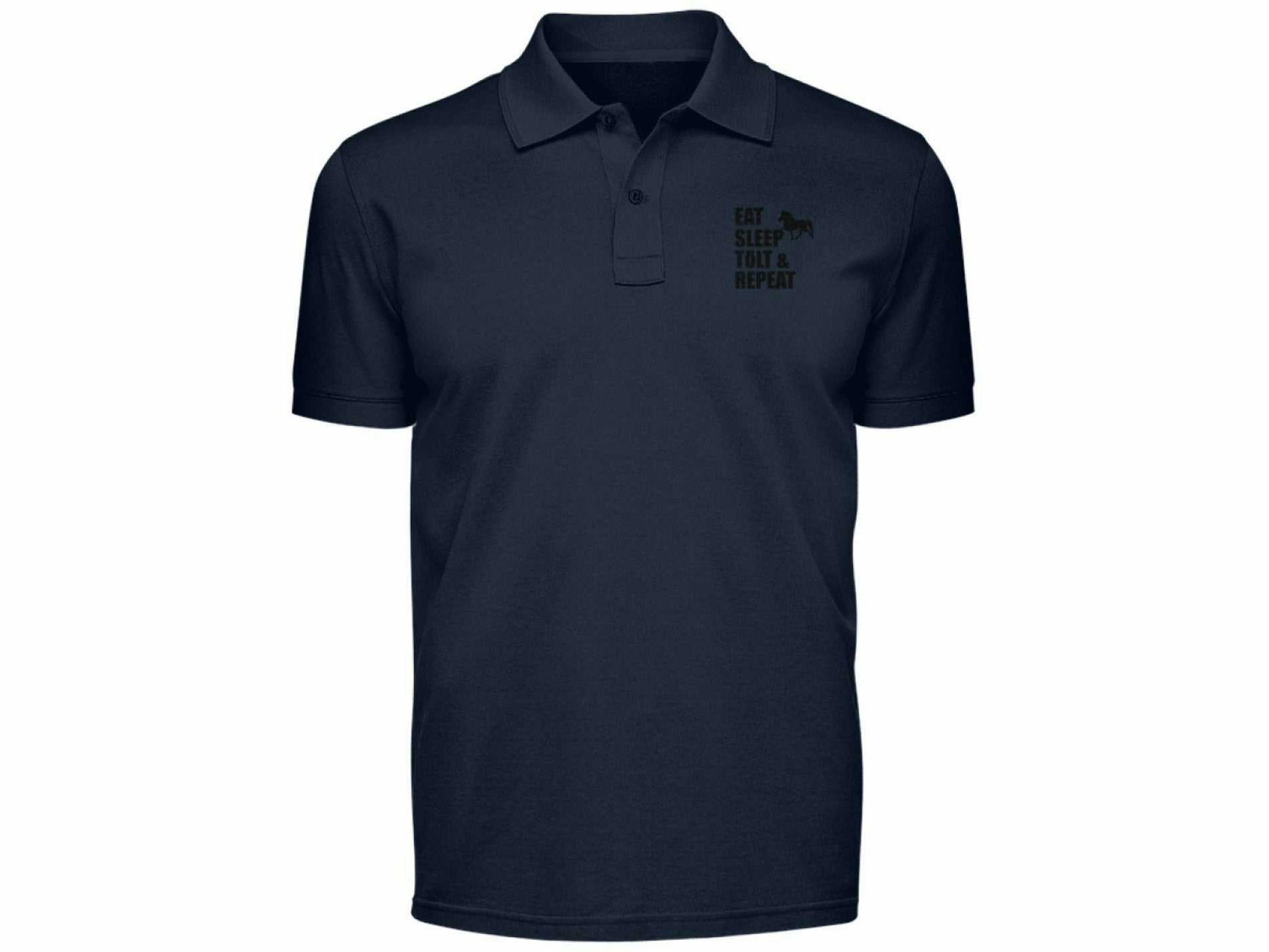 Icelandic Horse Islandpferd Pony Merch Herren Poloshirt Druck Shirtee